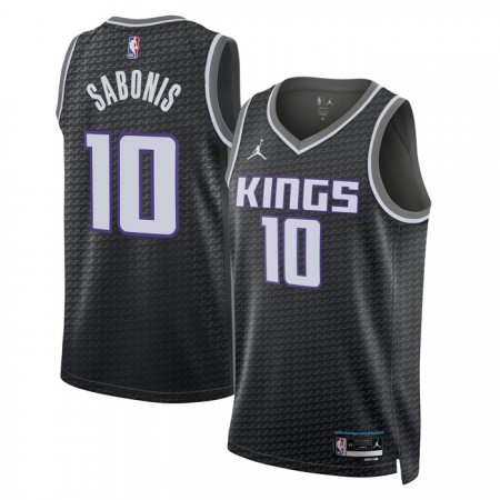 NBA Mænd Trøje Sacramento Kings Domantas Sabonis 10 2022-23 Jordan Statement Edition Sort Swingman NBA Mænd Trøje Sacramento Kings Domantas Sabonis 10 2022-23 Jordan Statement Edition Sort Swingman